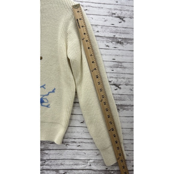 Vtg 70's Disney Donald Duck Skating Sweater American Characters Girl Medium READ - Picture 6 of 8
